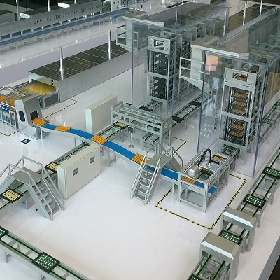 modello plastico impianto alimentare industriale